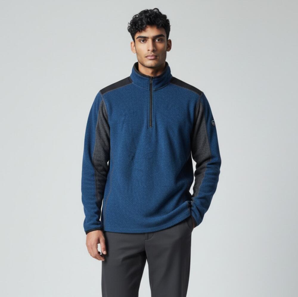 KUHL Men's Revel 1/4 Zip Fleece Sweater Size L